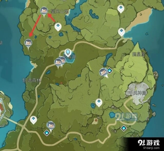 原神蒲公英籽采集路线推荐教程