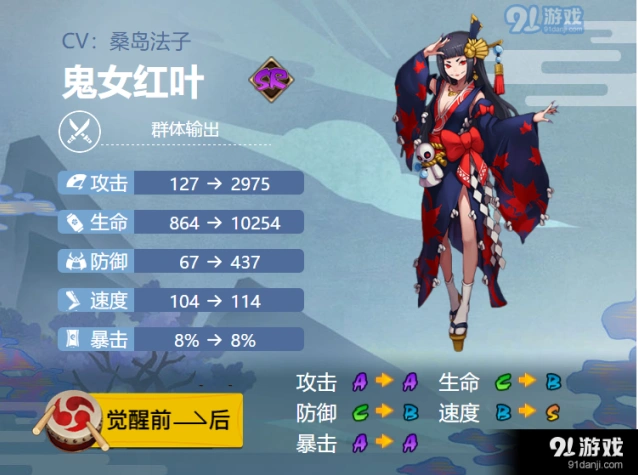 阴阳师sr鬼女红叶御魂搭配玩法