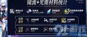 《崩坏星穹铁道》万敌养成材料获取技巧