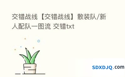 《交错战线》尼子经久配队技巧分享