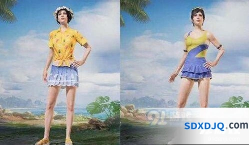 和平精英缤纷果语和夏日倾情详细对比