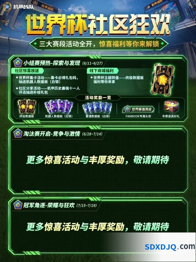 机甲战队世界杯社区狂欢互动攻略