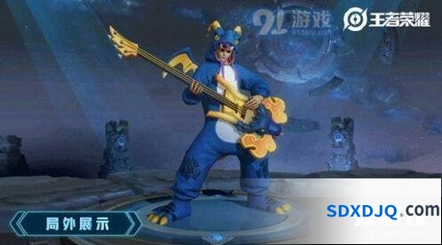 王者荣耀高渐离玩趣恶龙皮肤效果展示