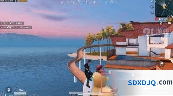 和平精英海浪气球爱心气球位置介绍