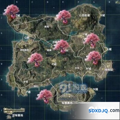 和平精英祈愿树位置全攻略