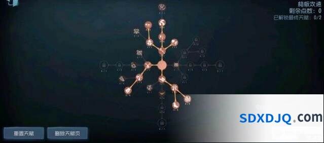第五人格蜘蛛天赋加点加点详解