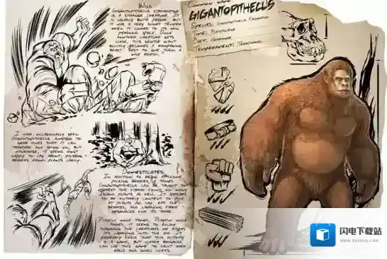 方舟生存进化巨猿分布地区介绍 巨猿掉落物一览