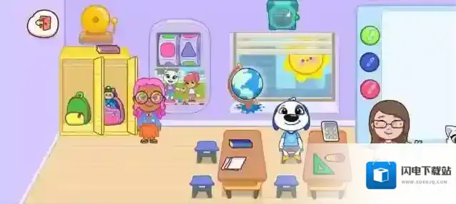 学校场景探索：解锁知识与冒险