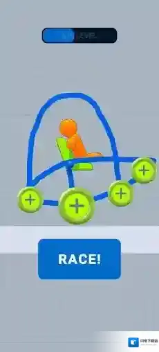 画辆碰碰车划线