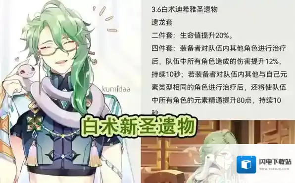 原神遗龙套圣遗物效果一览