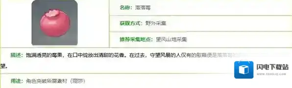 原神落落莓采集位置一览