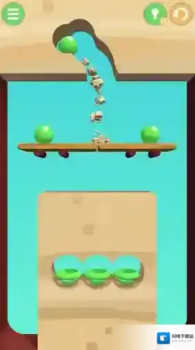 超级挖坑大师落到