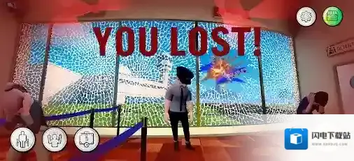 机场安检员做出