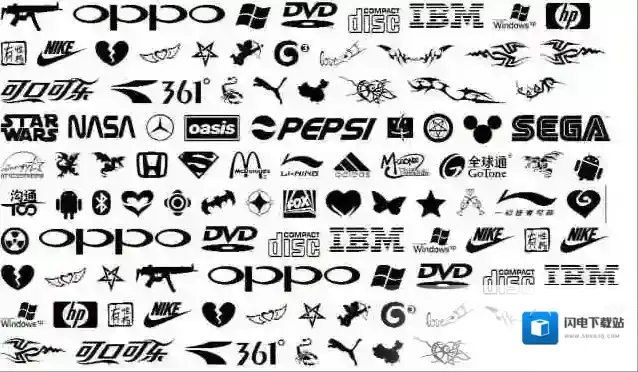 国内外知名商标logo字体