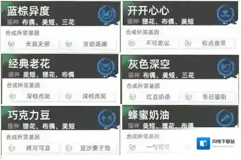 猫之城极品基因怎么合成 猫之城极品基因公式大全