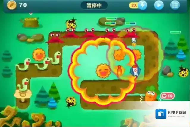 保卫萝卜第20关怎么玩的