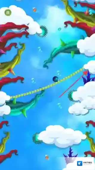 滚动的绳索天空