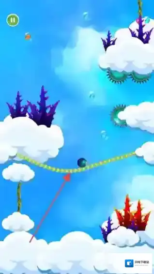 滚动的绳索天空