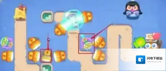 保卫萝卜4阿波道长第五关攻略 保卫萝卜4阿波道长5关怎么过