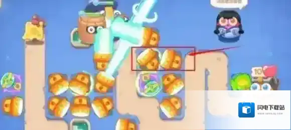 保卫萝卜4阿波道长第五关攻略 保卫萝卜4阿波道长5关怎么过