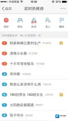 《新浪微博》微博热搜榜的查看方法介绍