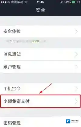 《支付宝》开启小额免密支付的方法介绍