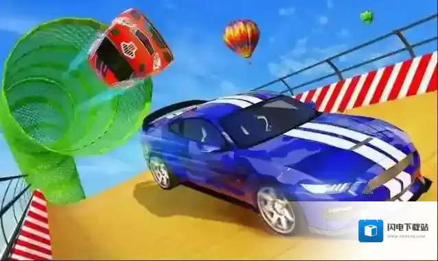 坡道特技汽车赛