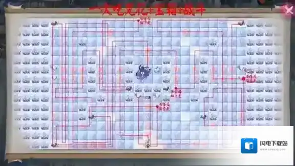 阴阳师寒绯樱林怎么走？阴阳师寒绯樱林通关路线图