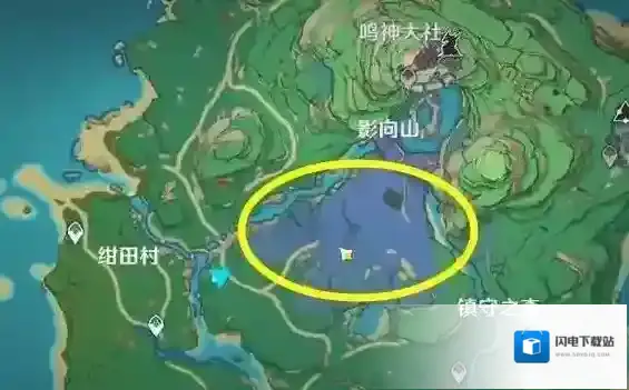 原神绀田村东北方的荒废神社在哪里?原神绀田村东北方的荒废神社位置介绍