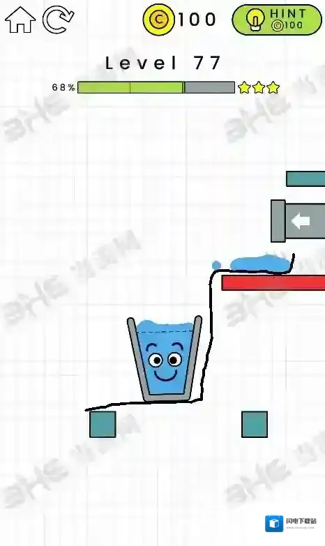 快乐玻璃杯77关怎么过 HappyGlass第77关三星通关攻略
