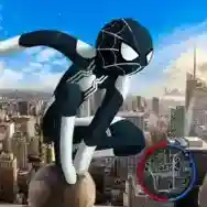 黑蜘蛛火柴人绳索英雄手游2025-黑蜘蛛火柴人绳索英雄官方最新版Androidv1.2