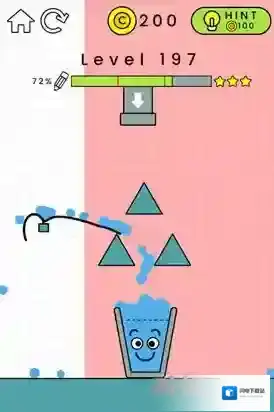 快乐玻璃杯197关怎么过 HappyGlass第197关三星通关攻略