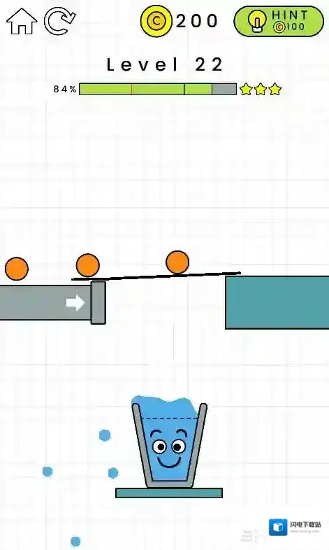 快乐玻璃杯22关怎么过 HappyGlass第22关三星通关攻略