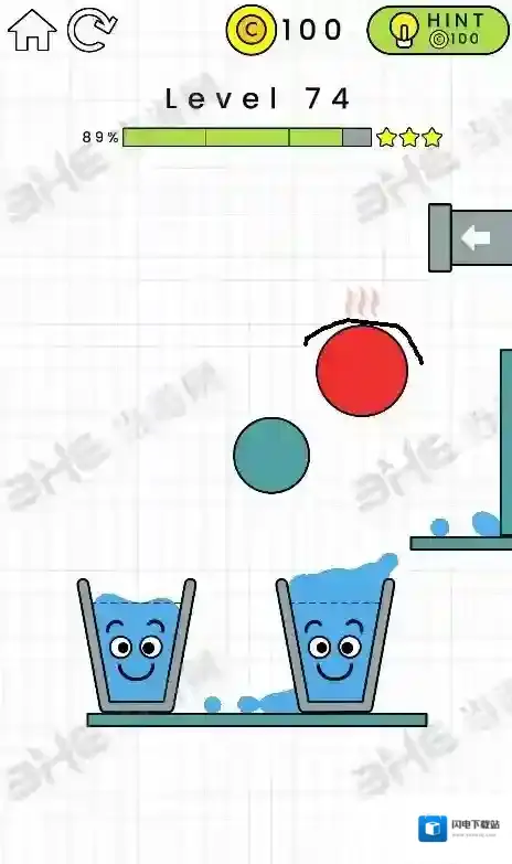 快乐玻璃杯74关怎么过 HappyGlass第74关三星通关攻略