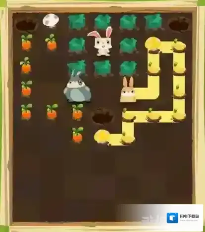 兔子复仇记仓库里43关怎么过 第二章第43关三星图文攻略