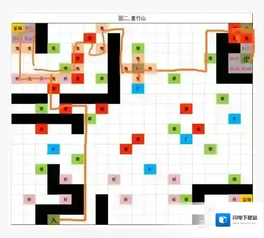 想不想修真图2路线攻略 地图二盖竹山最优刷图路线攻略