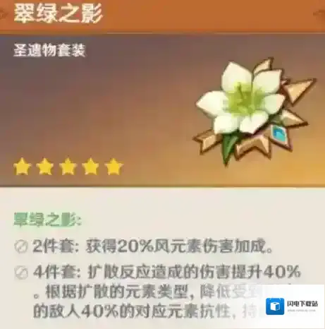 原神温迪圣遗物搭配 套装选择推荐