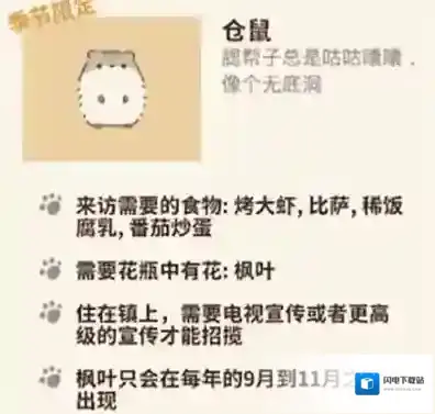 动物餐厅仓鼠怎么解锁 来访条件介绍