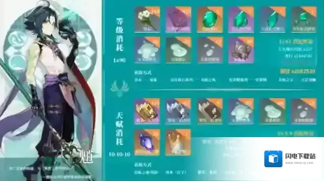 原神魈养成材料一览